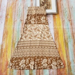 Novella Royale Rust Hazely Festival Maxi Skirt M